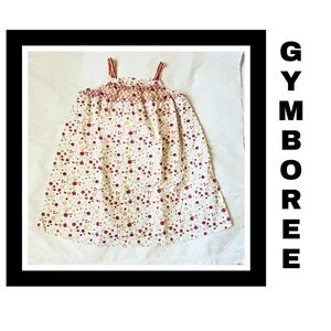 Gymboree Toddler Dress White Floral with smocking